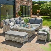 Wroxham 9 Seater Grey Corner Sofa Set