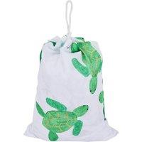 Turtles Drawstring Bag White, Green and Yellow