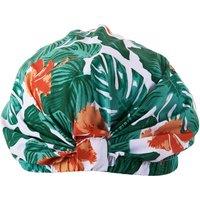 Tropical Leaf Shower Cap