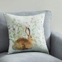 Meadow Floral Rabbit Cushion