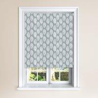 Fern Twiglight Blackout Roller Blind Grey and White