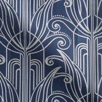 Rene Made to Measure Fabric By the Metre Blue/White