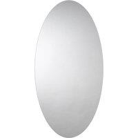 Belham Oval Mirror Silver