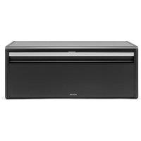 Brabantia Matt Black Fall Front Bread Bin
