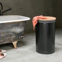 Brabantia Black Cork 60L Laundry Bin