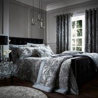 Catherine Lansfield Crushed Velvet Duvet Cover and Pillowcase Set