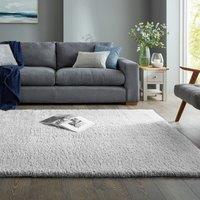 Cosy Teddy Rug Grey