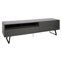 Carbon Extra Wide TV Unit, Black for TVs up to 90"