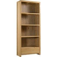 Curve Tall Bookcase, Oak