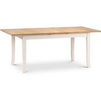 Davenport 6 Seater Rectangular Extendable Dining Table, Off White