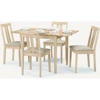 Rufford Square Extendable Dining Table with 4 Coast Chairs