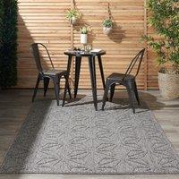 Cozumel Geo Indoor Outdoor Rug Cozumel Geo Charcoal