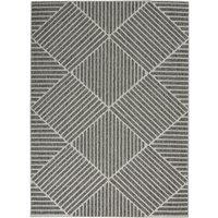 Cozumel Stripe Indoor Outdoor Rug Cozumel Stripe Charcoal