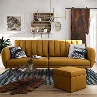 Brittany Linen Double Sofa Bed