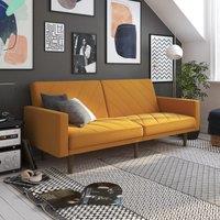 Paxson Linen Sofa Bed Yellow