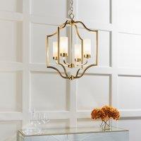 Vogue Edrea Brass 4 Light Ceiling Light