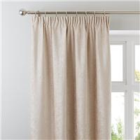 Chenille Pencil Pleat Curtains (Blackout Available)