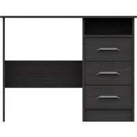 Florine 3 Drawer Dressing Table Black