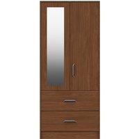 Florine Double 2 Drawer Wardrobe