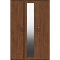 Florine Triple Wardrobe, Mirrored