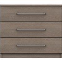 Parker 3 Drawer Chest Brown