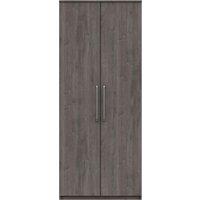 Parker Double Wardrobe Grey