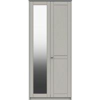 Darwin Double Wardrobe, Grey