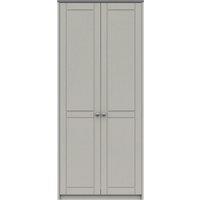 Darwin Double Wardrobe, Grey