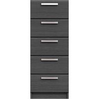 Piper Tall 5 Drawer Chest Grey