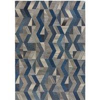 Asher Rug Blue and Grey