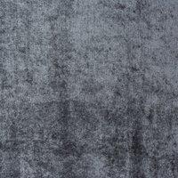 By the Metre Classic Velvet Fabric Grey