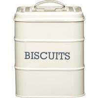 Cream Biscuit Storage Tin