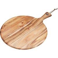 KitchenCraft Natural Elements Acacia Round Paddle Brown