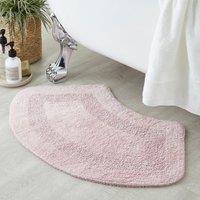 Supersoft Blush Oval Bath Mat Blush