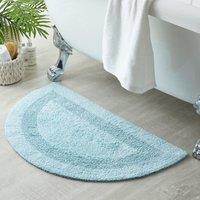 Super Soft Reversible Semi Circle Bath Mat