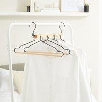 Wooden Black Multi Shirt Hanger