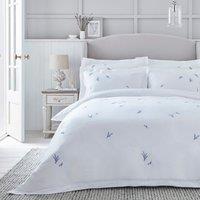 Dorma Ashmore Lavender 100% Cotton Duvet Cover and Pillowcase Set