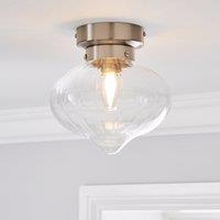 Voyager Bathroom Flush Ceiling Fitting Gold