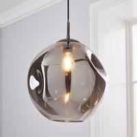 Alexis DimpIed Glass Large Pendant Light