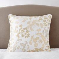 Dorma Daylesford 300 Thread Count Cotton Sateen Continental Pillowcase Yellow/White