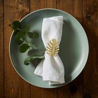 Set of 2 Tropics Leaf Napkin Rings