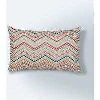 Esme ZigZag Cushion MultiColoured