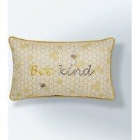 Bee Kind Cushion Natural