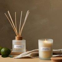 Soy Wax Blend Bergamot Candle Clear