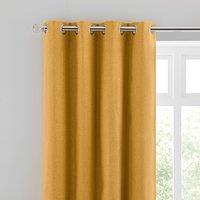 Luna Brushed Blackout Eyelet Curtains