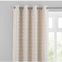 Chenille Ogee Eyelet Curtains