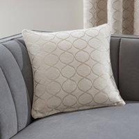 Ogee Chenille Cushion Cream