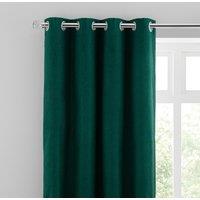 Luna Brushed Blackout Eyelet Curtains