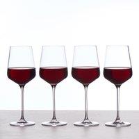 Set of 4 Connoisseur Crystal Glass Large Red Wine Glasses