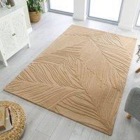 Lino Leaf Rug Brown